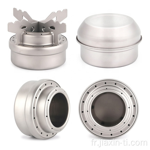 Mini Camping Camping Titanium Alcool Stove